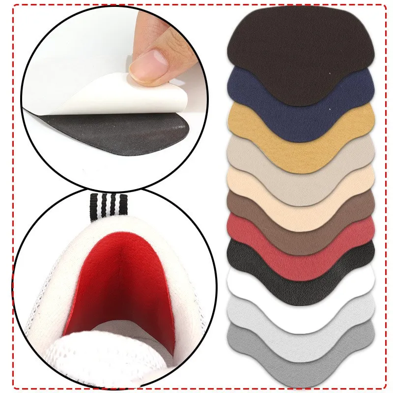 4 Stück Sportschuh-Patches Einlegesohlen Sneakers Herren Fersenreparatur-Pads Damen für Anti-Verschleiß Schuh-Fersen-Aufkleber Fußpflege-Einlagen – Detail 2