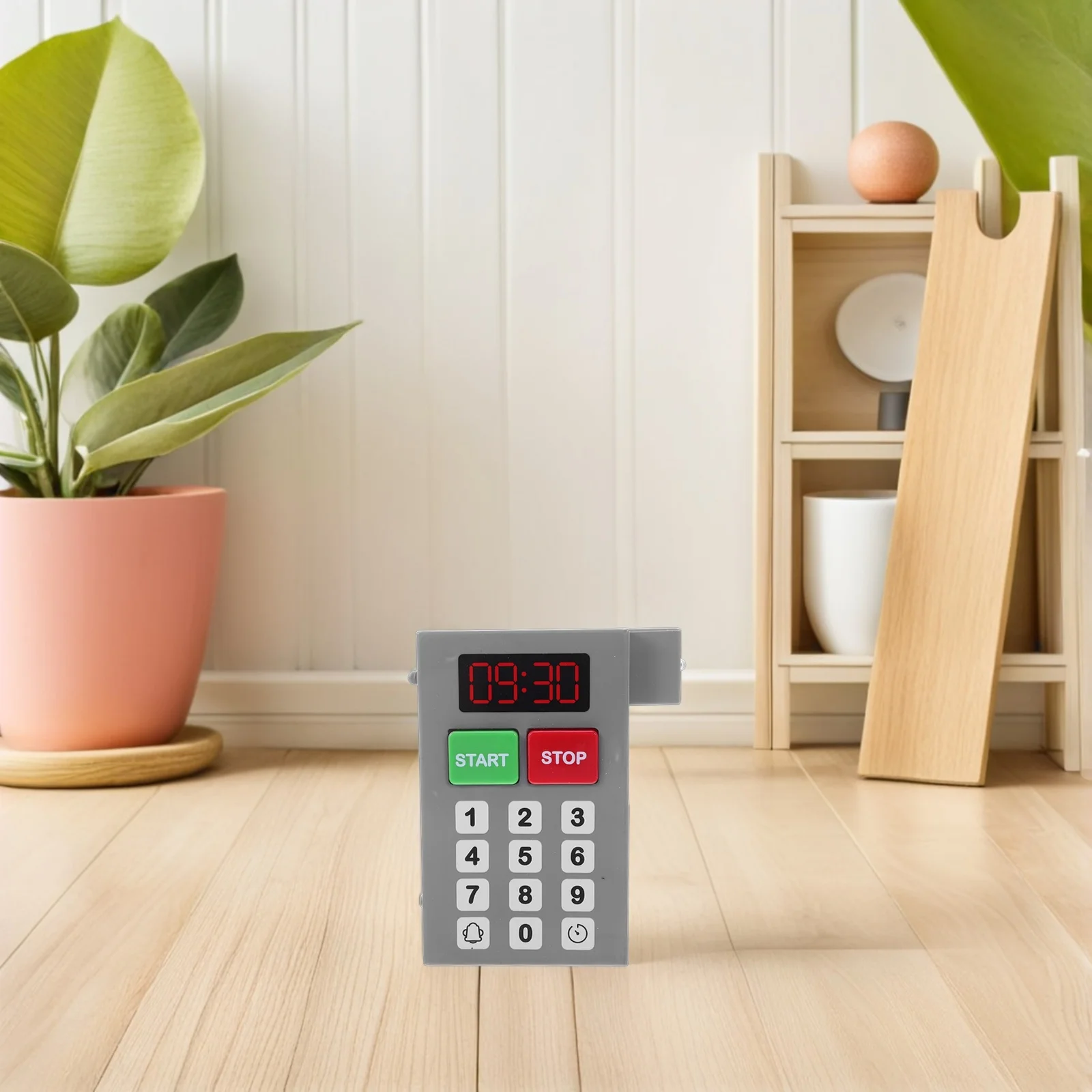 

Pretend Play Microwave Timer DIY Kitchen Timers Sturdy Build Interactive Experience for Kids Cooking Activities