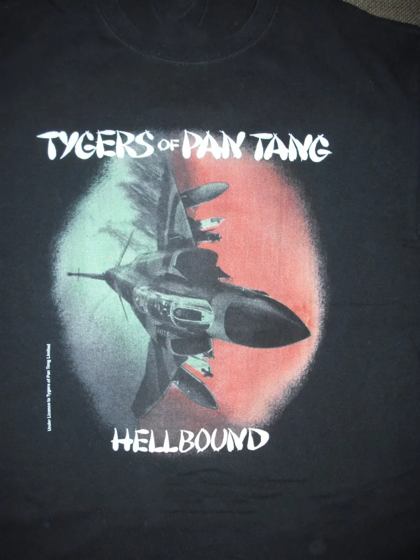 New Popular Tygers of Pan Tang Black T-Shirt Cotton Full Size