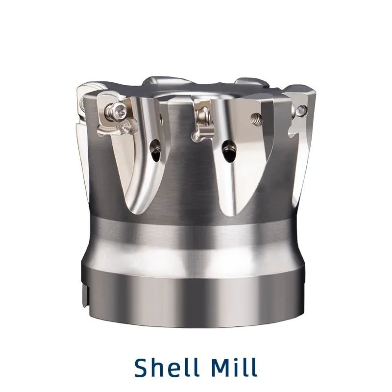 BLMP0603R Fast Feed Indexable End Mill, R1.6 Insert for CNC Roughing & 4-Flute Precision Machining, High Efficiency Tool