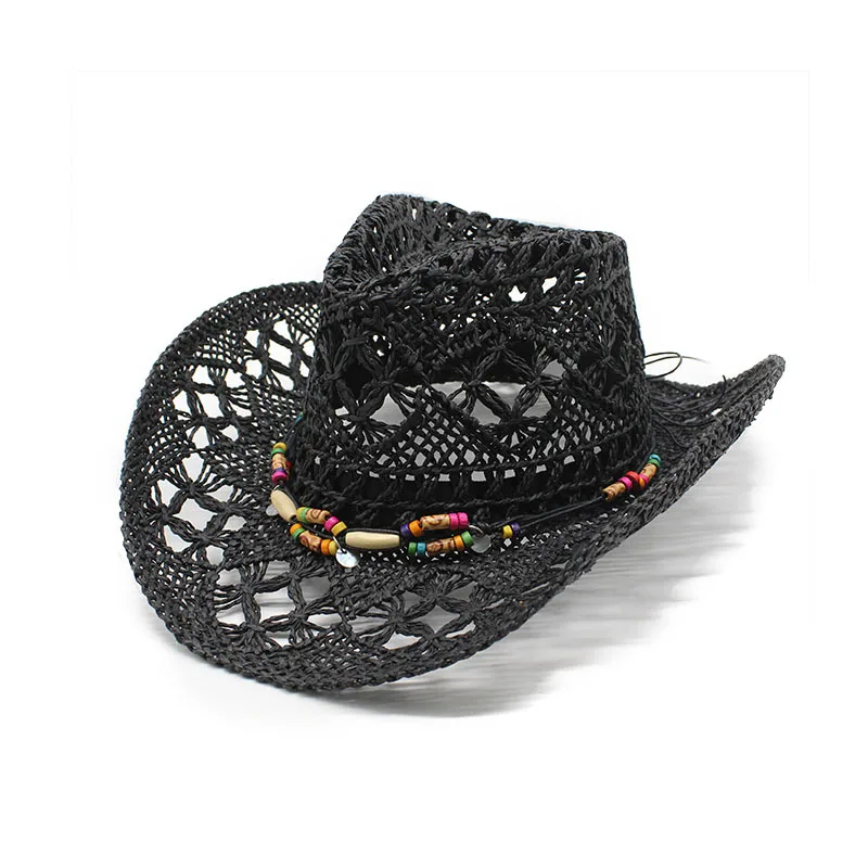 Men's cowboy hat luxury new 2023 accessories elegant jazz gentleman straw hat cowgirl Golf beach summer panama designer vintage