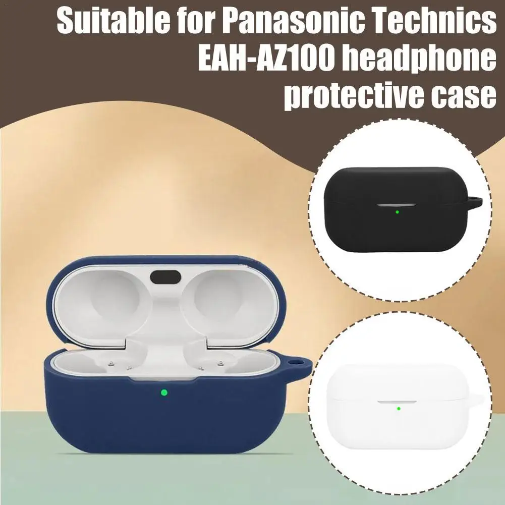 Para Technics EAH-AZ100 funda protectora para auriculares carcasa de silicona suave a prueba de golpes funda protectora para auriculares