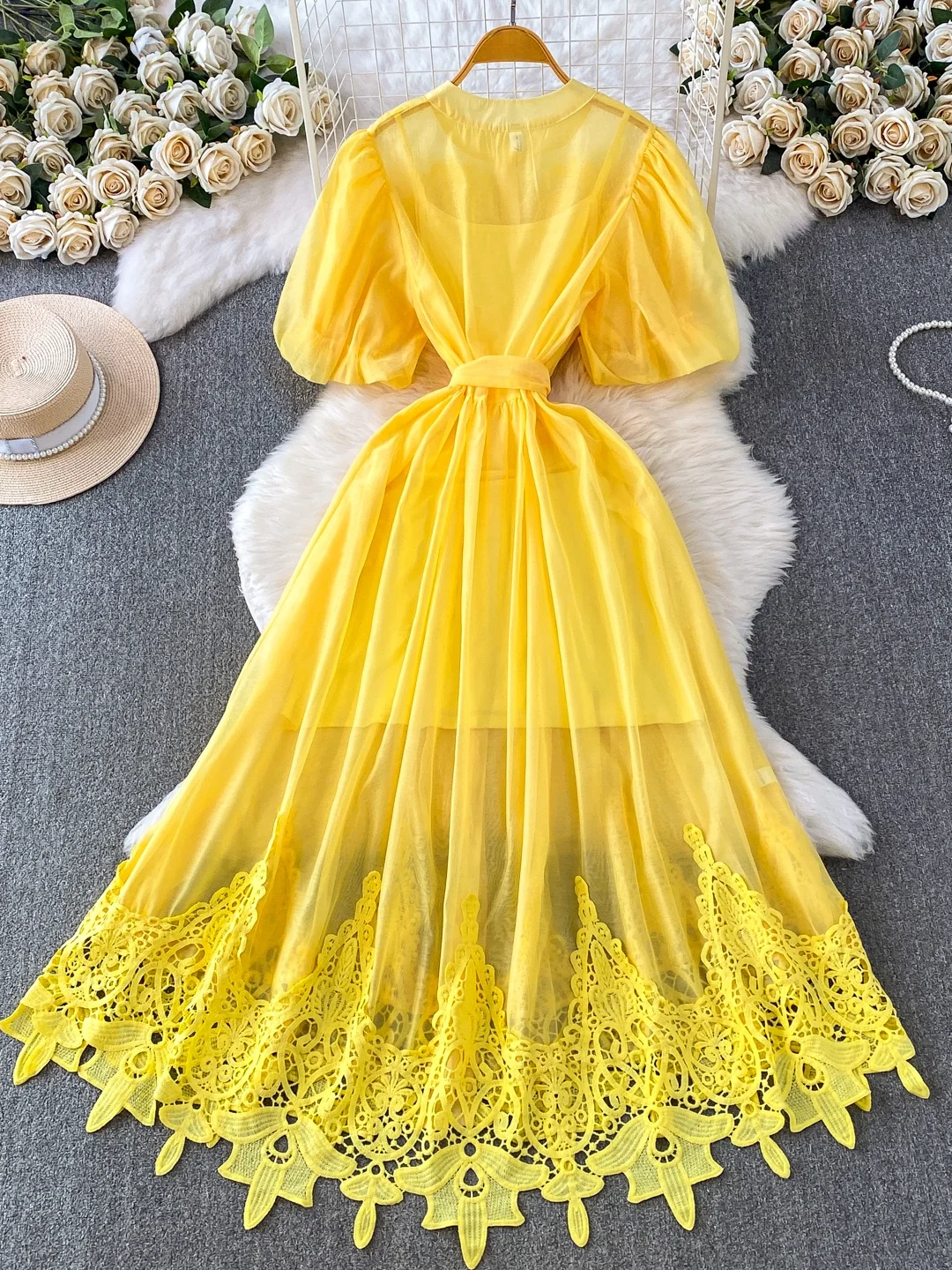 İlkbahar Sonbahar İnce Şifon F - Dresses incelemesi ve fiyatı