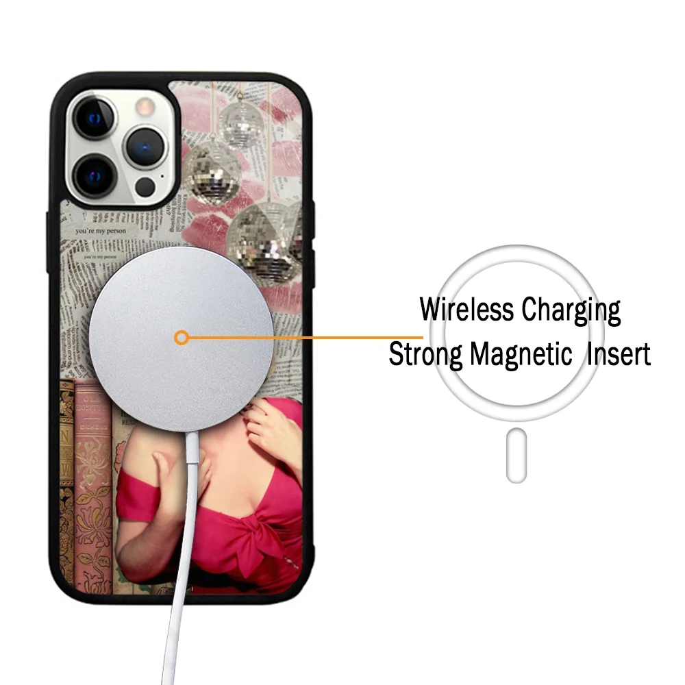 Marilyn Monroe Phone Case For IPhone 11 12 13 14 15 Plus Pro Max Mirror Acrylic Cover For Magsafe Wireless Charging