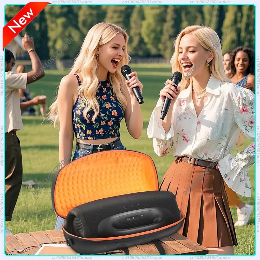 JBL Boombox 4 휴대용 BT 스피커 방수 여행용 케이스 (보호 운반용 보관 케이스, 어깨끈 포함)