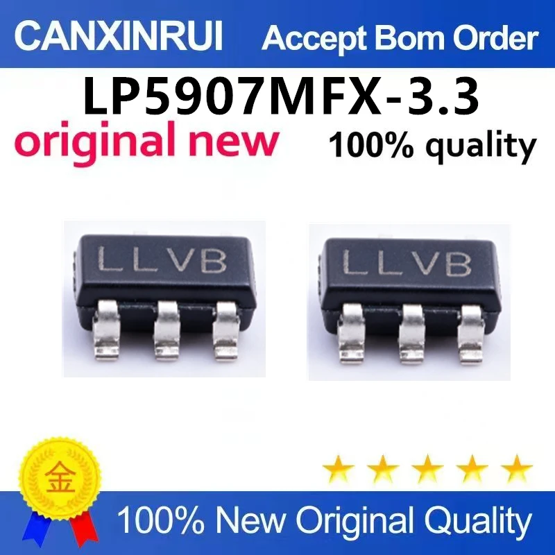 （5pcs-10pcs）Original genuine LP5907MFX-3.3/NOPB SOT-23-5 low voltage drop regulator (LDO) chip