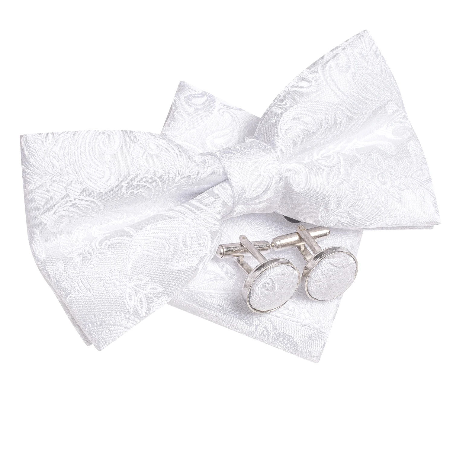 Hi-Tie Mens Bow Tie Hanky Cuff - Bow Tie Pre Tied avis et prix