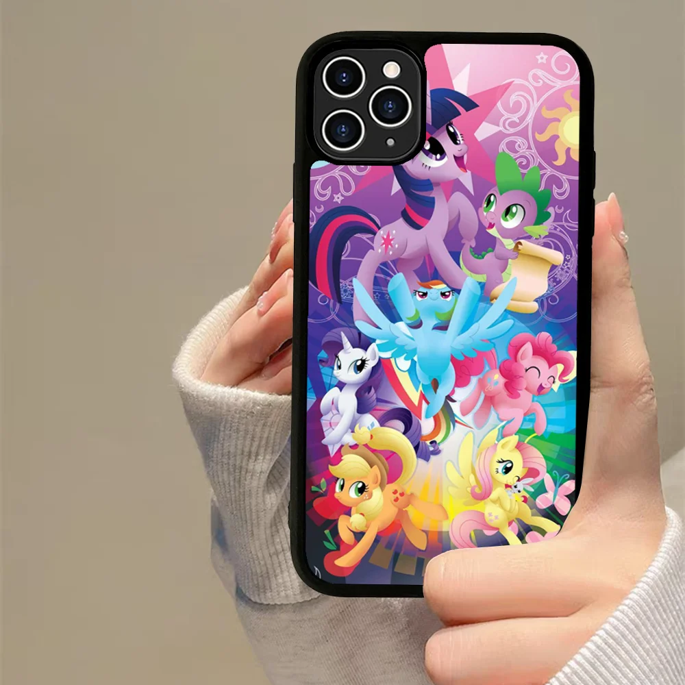 M-My Little P-Pony Phone Case Silicone PC+TPU For Samsung S10 20 30 22 23 24 Plus Lite Ultra Cover