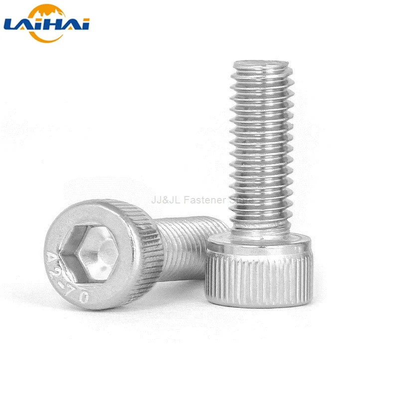 10pcs US Coarse thread UNC 1/4-20*L 304 A2-70 stainless steel Hex Hexagon Socket Cap Allen Head Screw Bolt Length = 5/16\