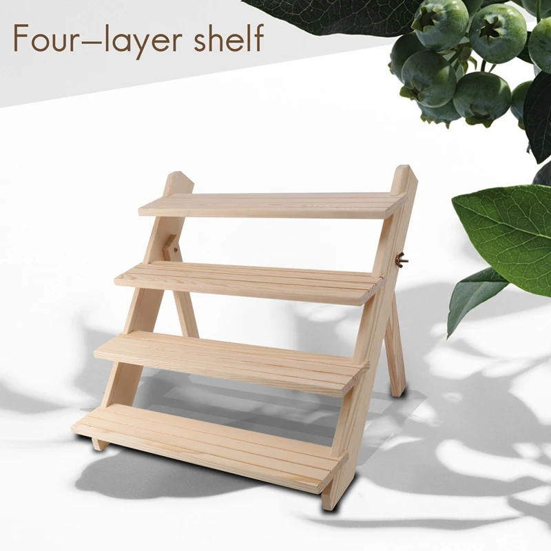 Solid Wood Jóias Display Holder, Display Bandeja para Pingente Brincos e Anéis