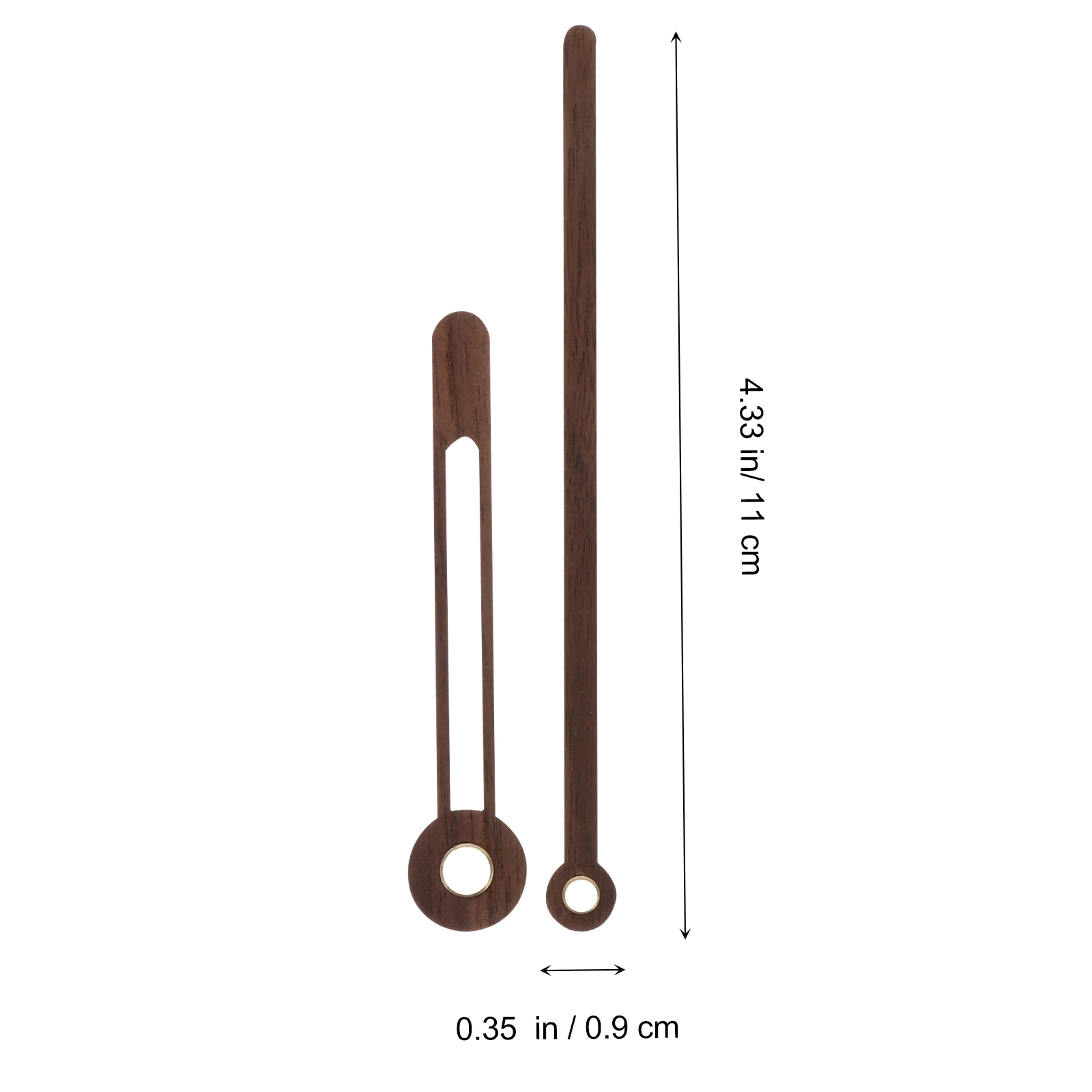 

5 Sets Wooden Hand Clock Mechanism Replacement Hands Kit Movement Large Diy Parts