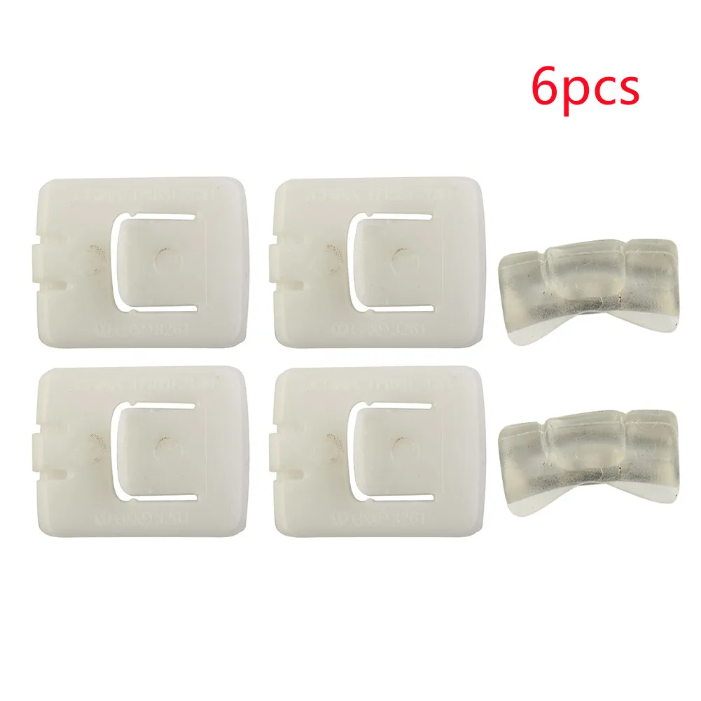 Car Seat Fastener Rail Nylon Clip Slider Guide Piece Car Interior Accessories Inner Outer Seat Rail Runner Slider Guide Clips