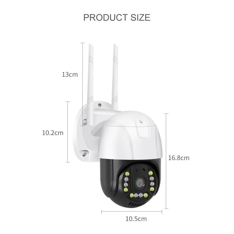 Wholesale Factory Quality Assured CCTV PTZ Camera Motion Detection Built-in Mic IP Outdoor Security Including Memory Card