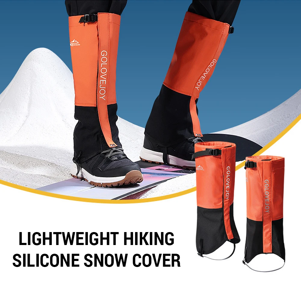 

Waterproof Snow Gaiters Winter Outdoor Shoes Protective Leg Covers for Snowboarding Mountaineering Skiing