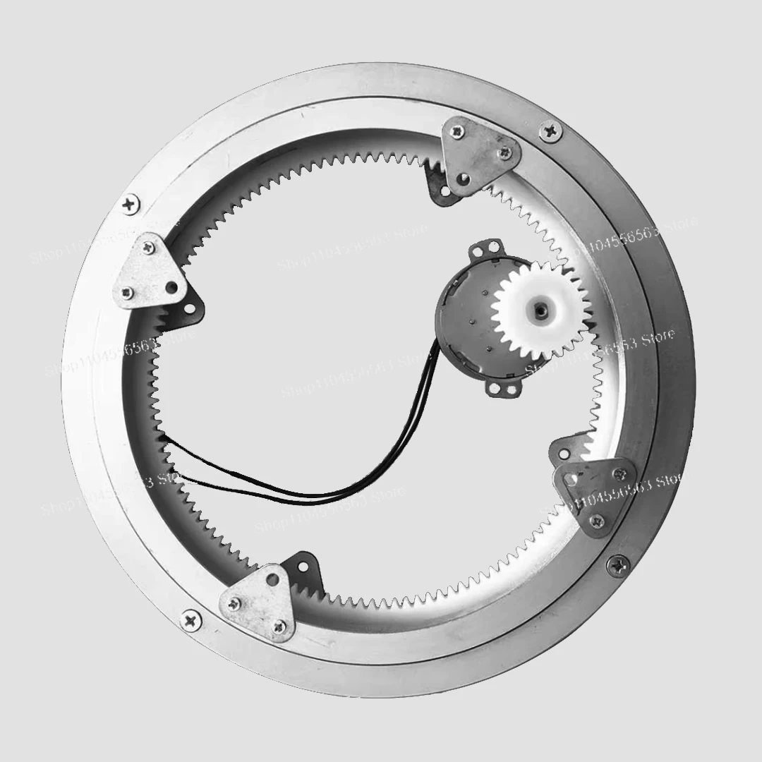 

Вращающийся поворотный стол из алюминиевого сплава 250 мм с скоростью двигателя 220 В, диаметр 3 об/мин для выставки обеденного стола, поворотная пластина дисплея