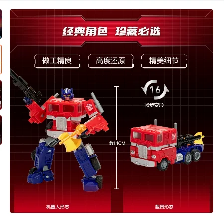 Hasbro Transforming Toys G1 OP Legendary D Level Enhanced Level United Animation Universe 3C Action Figures Collection Gift