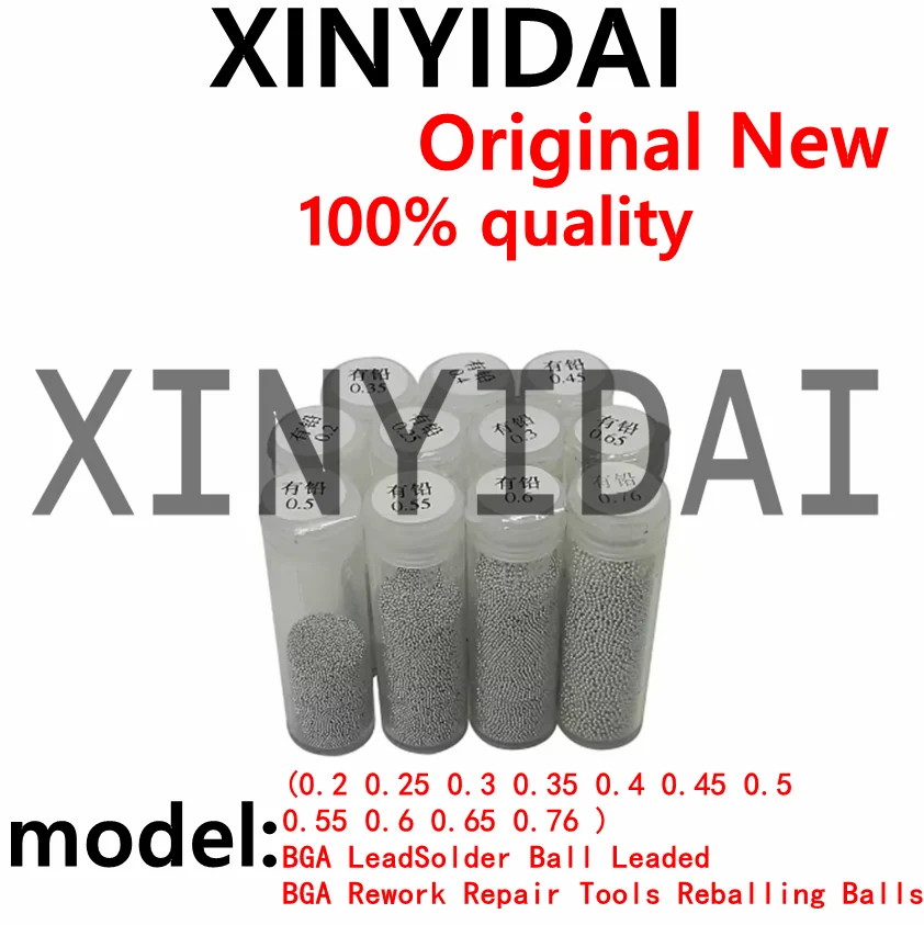 

1PCS (0.2 0.25 0.3 0.35 0.4 0.45 0.5 0.55 0.6 0.65 0.76 ) BGA LeadSolder Ball Leaded BGA Rework Repair Tools Reballing Balls