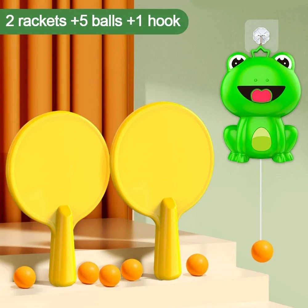 Hanging Children's Table Tennis Trainer Adjustable Parent-child Interactive Table Tennis Trainer Set Hand-eye Coordination