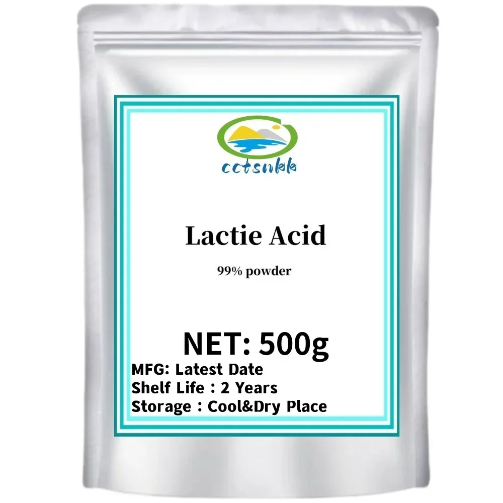 99% Lactic Acid Powder Cosmetics For Face Supplement Skin Whitening Moisturize And Resist Aging Exfoliate Skin Antioxidant