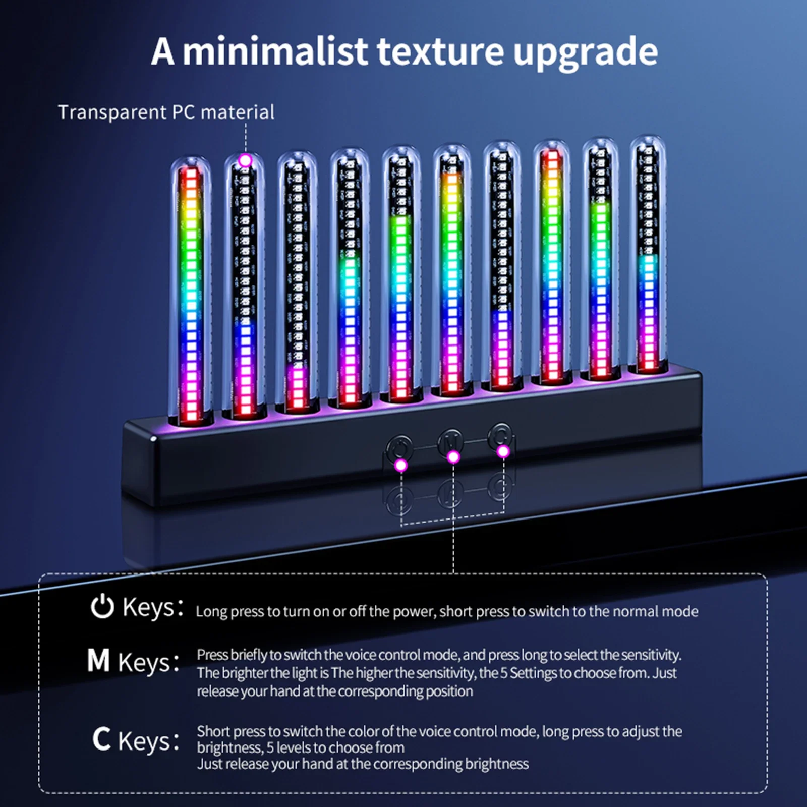 Einstellbares LED-Spektrumlicht mit mehreren RGB-Farben für die Innenausstattung von Autos zur Dekoration und als Innenzubehör. – Detail 17
