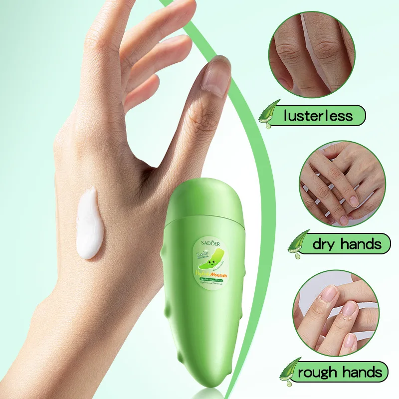 

Крем для рук с гиалуроновой кислотой алоэ вера, увлажняющий питательный бальзам, предотвращает сухость и трещины на осень-зиму