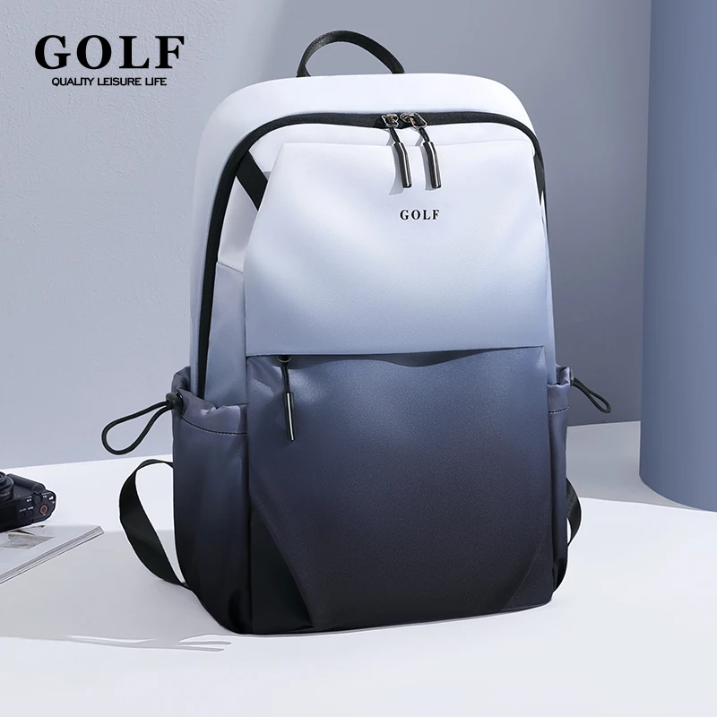 Zaini da GOLF da uomo Zaino per laptop da 15,6 pollici Zaino per pendolari casual Zaino impermeabile Borsa da scuola leggera multiscomparti