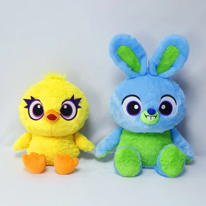 35cm Disney Ducky Bunny Animation Movie Toy Story 4 Cartoon Plush Toy Bunny & Duck Plush Doll Child Birthday Gift Christmas