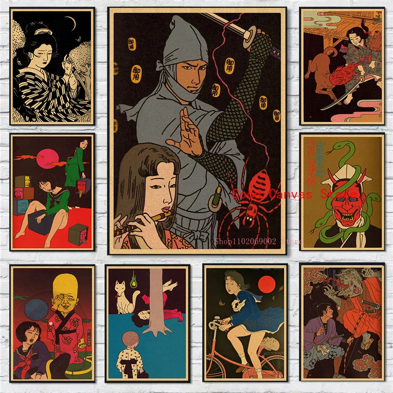 Wtq Retro Anime Pos…