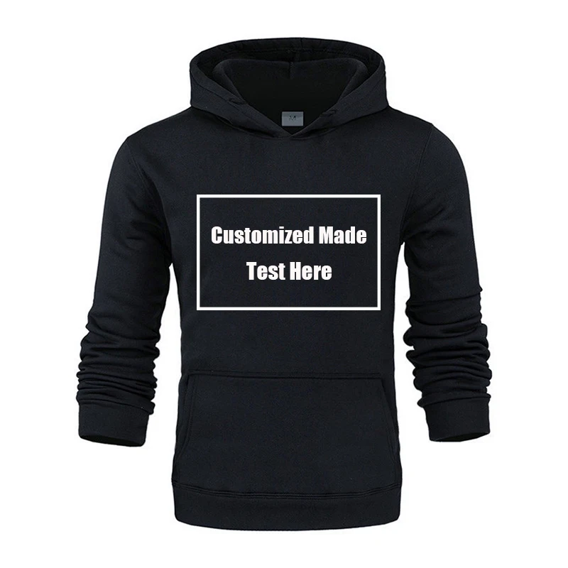 

COYOUNG Store Custom Logo Printed Men's Hoodies Spring Autumn Pullover Top Adults Hooded Sweatshirt Jacket Long Sleeve Coat