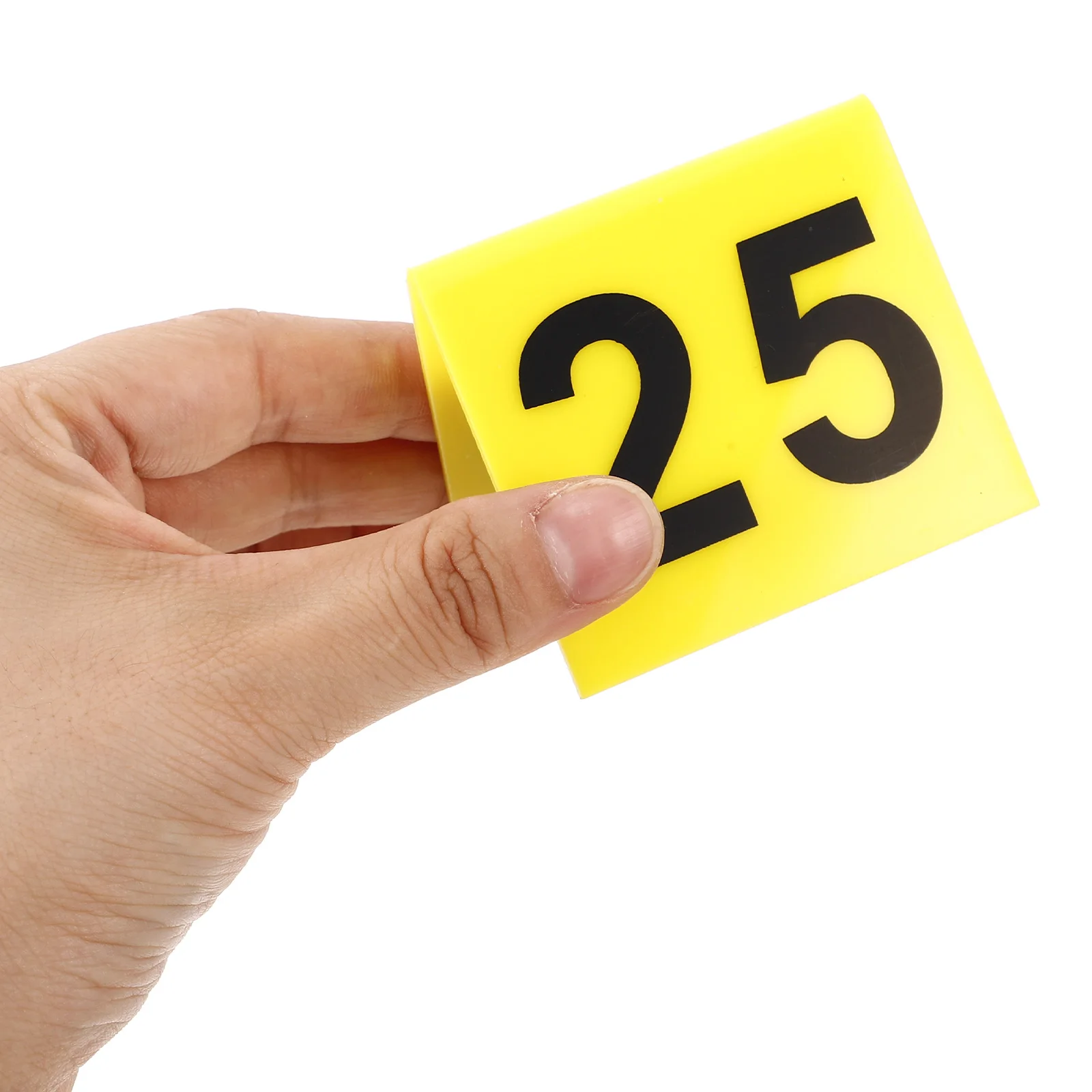 10 قطعة المباحث كلو الجدول علامات 21-30 مشرق الجريمة المشهد علامات مثلث الاكريليك عدد تسجيل لموضوع ديكور منضدية الطرف #2