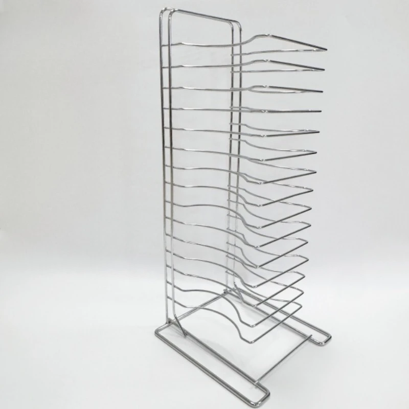 15-Layer Stainless Steel Iron Chrome Plated Pizza Rack