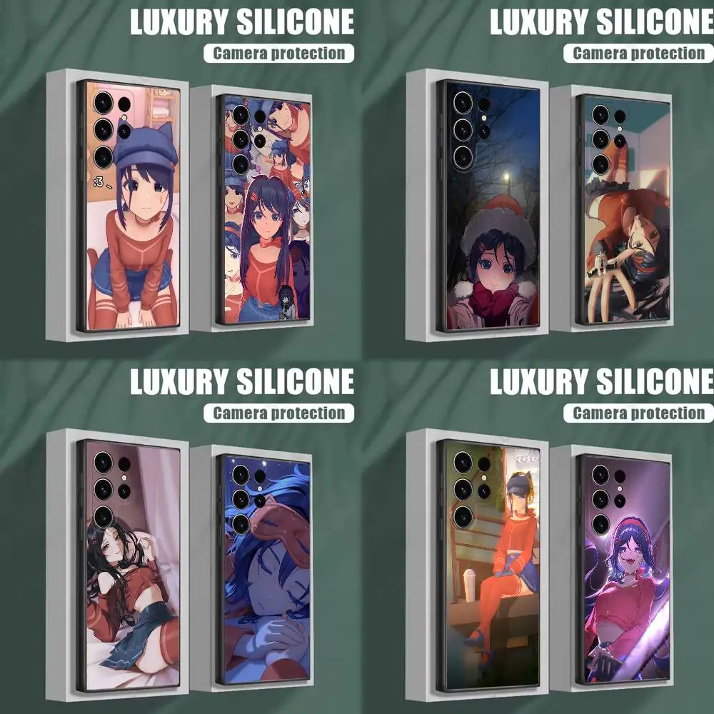 

M-Mita MiSide Phone Case For Samsung S25,S24,S23,S22,S21,S20,S10,Ultra,Plus,Lite,FE,Soft Silicone Black Cover