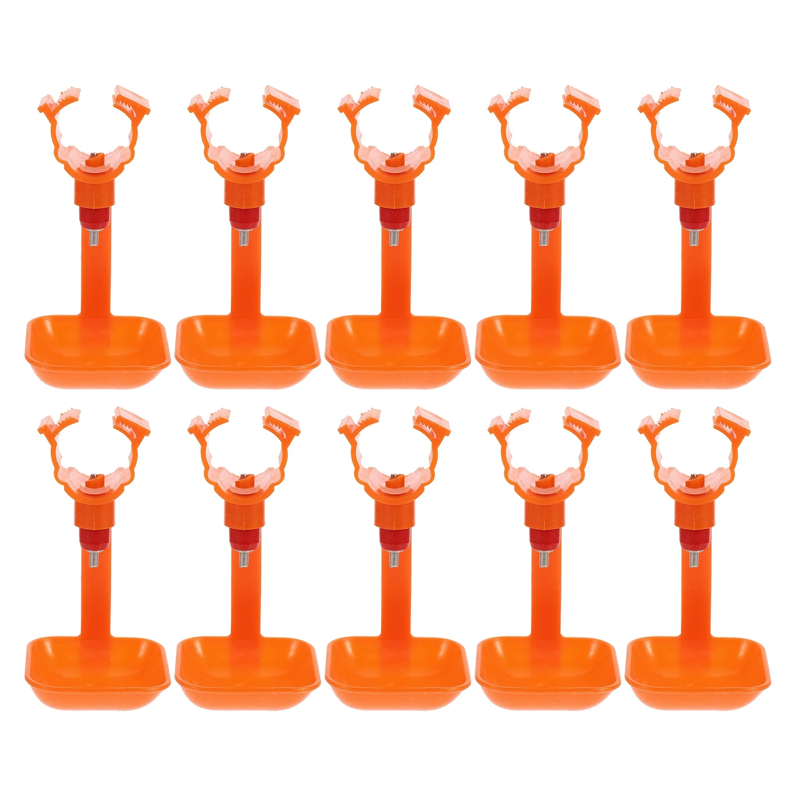 

10Pcs Chicken Water Feeding Bowl Automatic Nipples Durable Poultry Water Container Farm Supplies Practical Drinking Tool