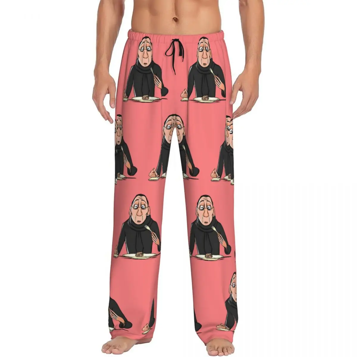 الخريف الشتاء الرجال الاطفال راتاتوي الأسرة مطابقة وتتسابق السراويل طباعة كوميديا ماوس الرسوم المتحركة مع جيوب Sweatpants #3