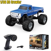 1/36 RC Crawler Remote Control Rock Crawler Off Road Car 4x4 RTR Model Vehicle Light Battery Radio Mini Toy for Children Gifts