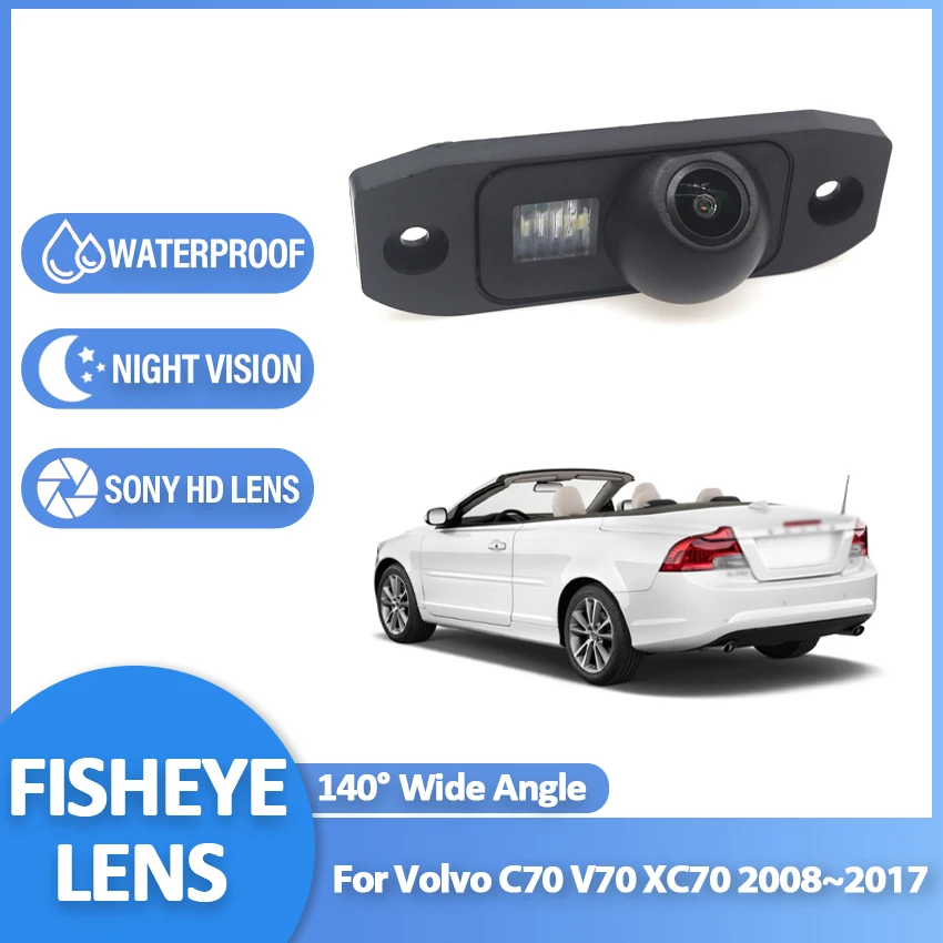 HD Backup Rear Camera For Volvo C70 V70 XC 70 XC70 2008 ~ 2015 2017 Night Vision Waterproof Backup Parking Reversing Camera