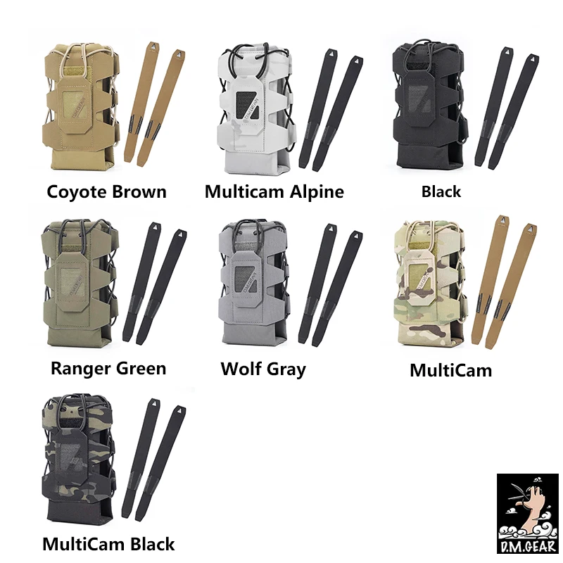 DMgear Tactical Radio Pouch Bottle Holder Multi-function MOLLE Pouch Adjustable Hunting Bags BG67