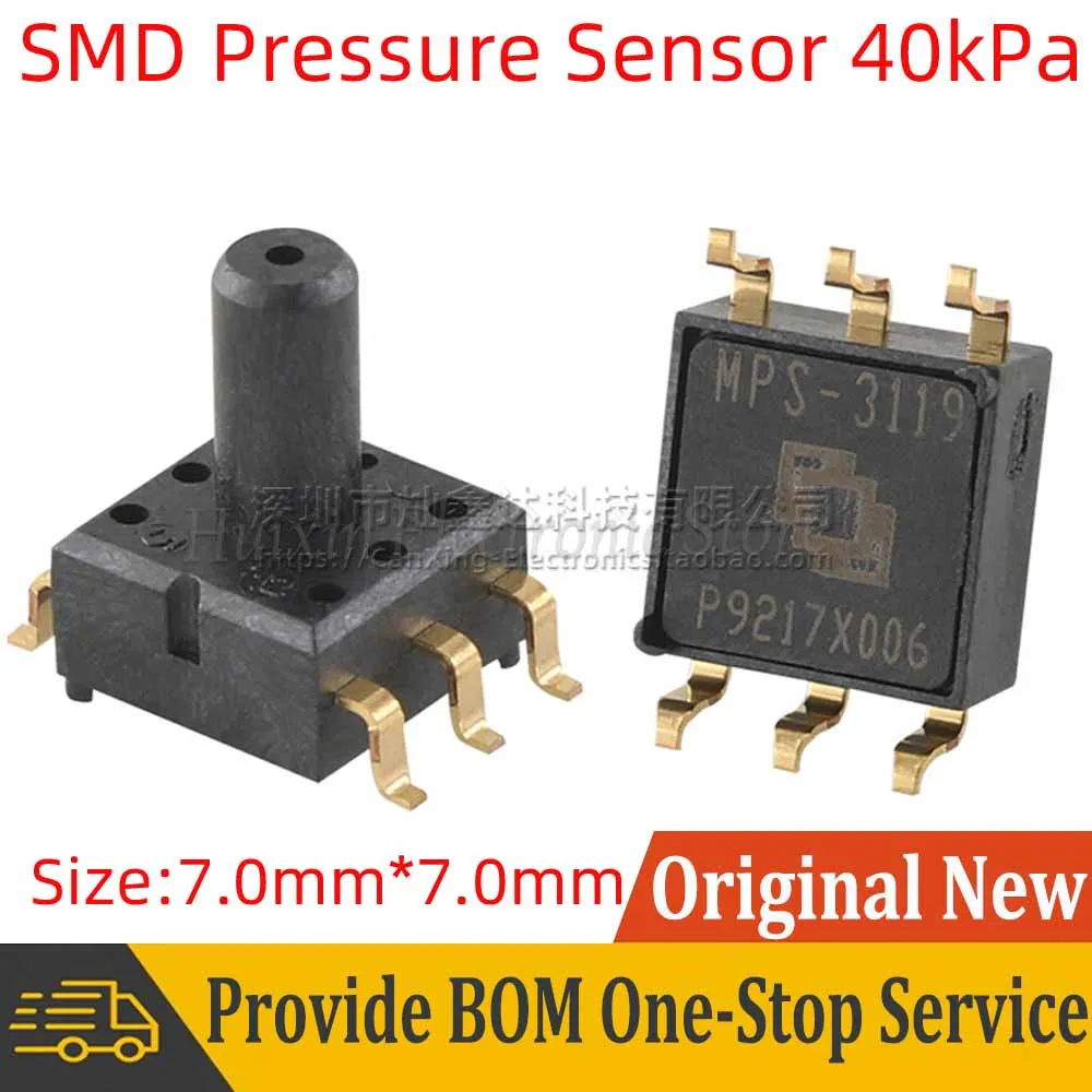 2pcs MPS-3119-006GC MPS-3119 SMD Monitor Pressure Sensor 40kPa For Electronic Blood Pressure Surface Mount SMT