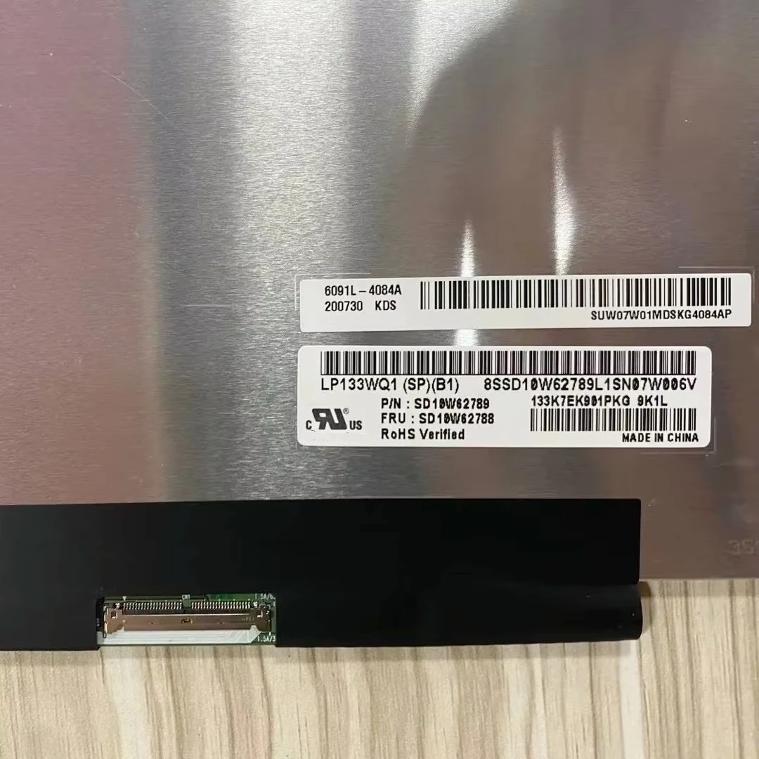 

LP133WQ1 SPB1 13.3 Inch EDP 40pins IPS Laptop Panel LCD Screen