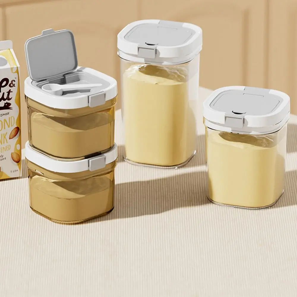 moisture-proof UV-Resistant Milk Powder Jar Stackable Food Grade Food Sealed Box Portable Reusable Airtight Container Home