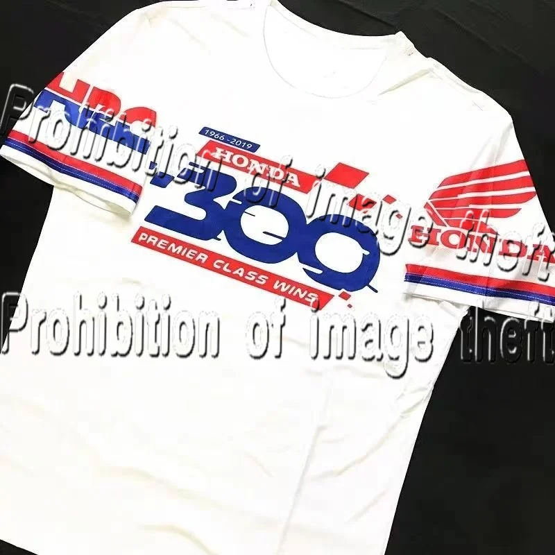 

Новый гоночный костюм HONDA Honda, спортивный топ для велоспорта, летняя футболка с короткими рукавами для мотоциклиста, быстросохнущая футболка с 3D принтом