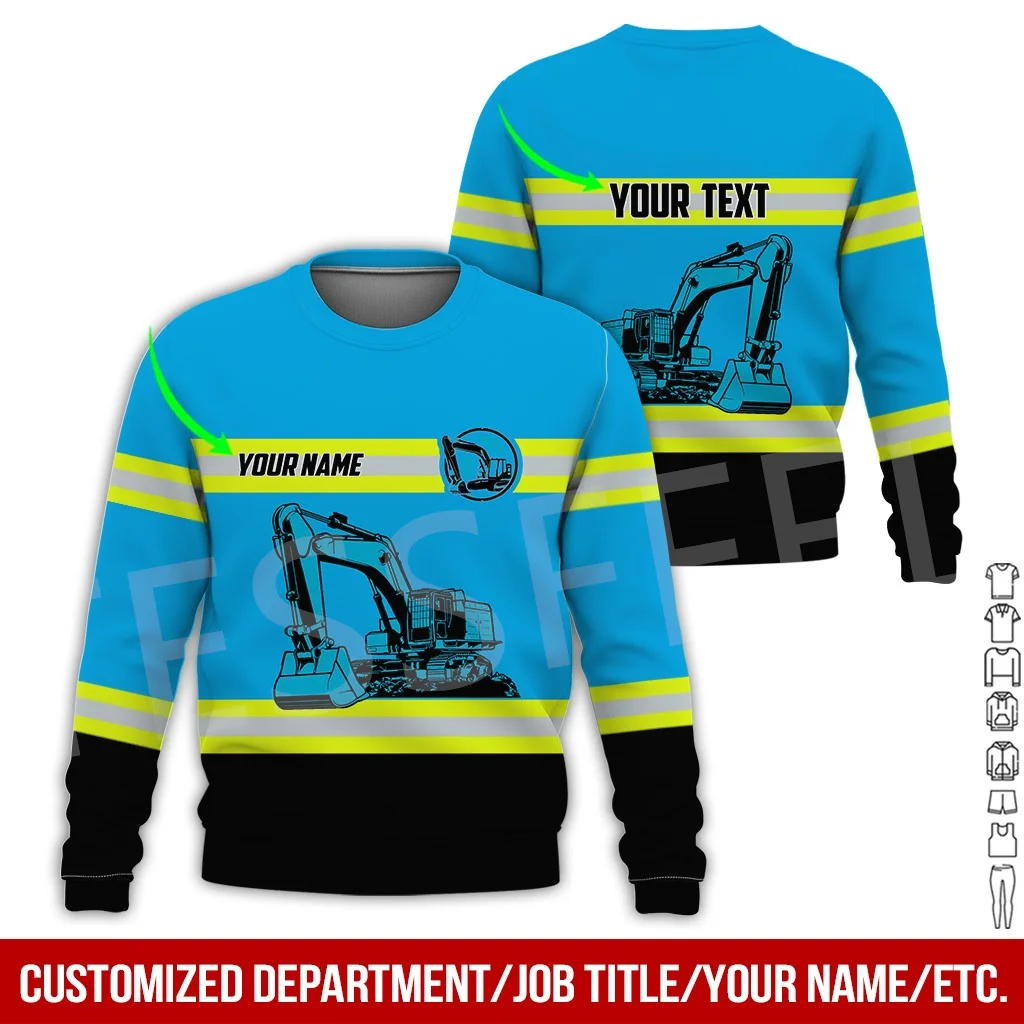 Tessffel Cosplay Crane Heavy Equipment Operator Worker Customize Name 3DPrint Men/Women Tracksuit Casual Funny Jacket Hoodies 16