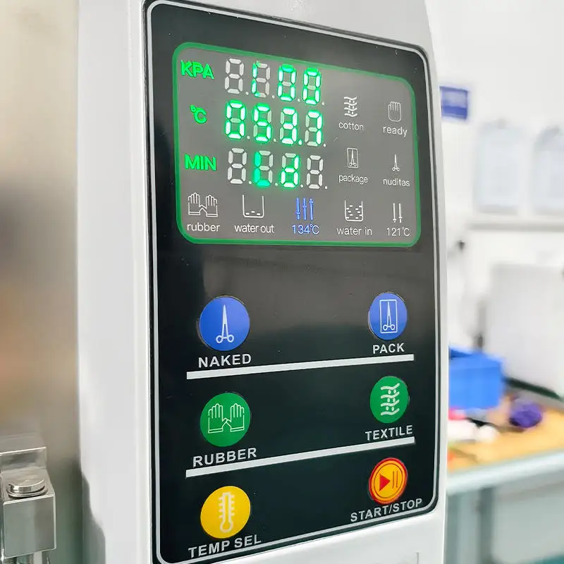 Den-tal Device Tabletop Sterilization Machine Digital Display Class B with Built-in Printer Laboratory Sterilization Equipment view 5