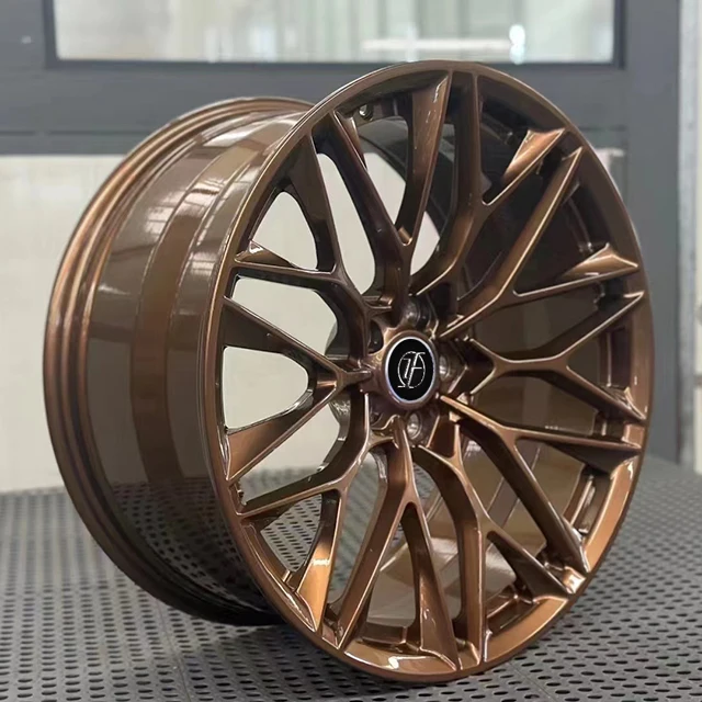 Top quality  Custom forged wheels 21*9.0inch forged wheels 5x120 Bright Bronze Forged Wheel fit for  ideal  L8 L9