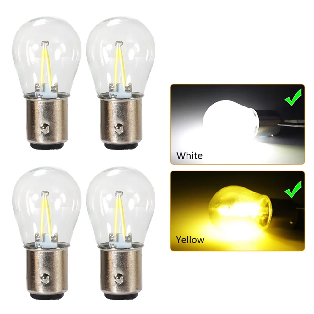 1pcs 1157 BAY15D led brake Lights bulb super bright p21/5w led car bulbs auto Light Source white 12v Drop Shipping Supported