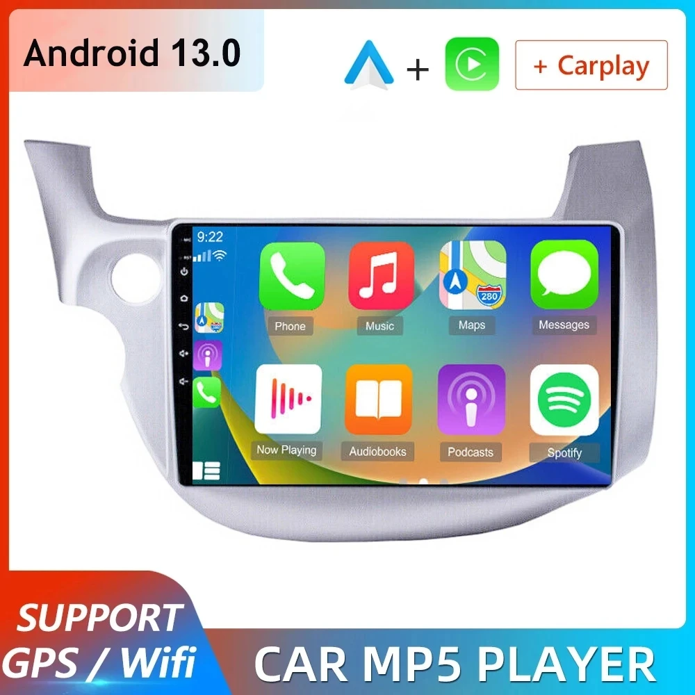 

2 Din Android 13 Car Radio for HONDA FIT JAZZ 2 2007 -2013 2014 Multimedia Player 2Din Carplay Auto Stereo GPS DVD Head Unit
