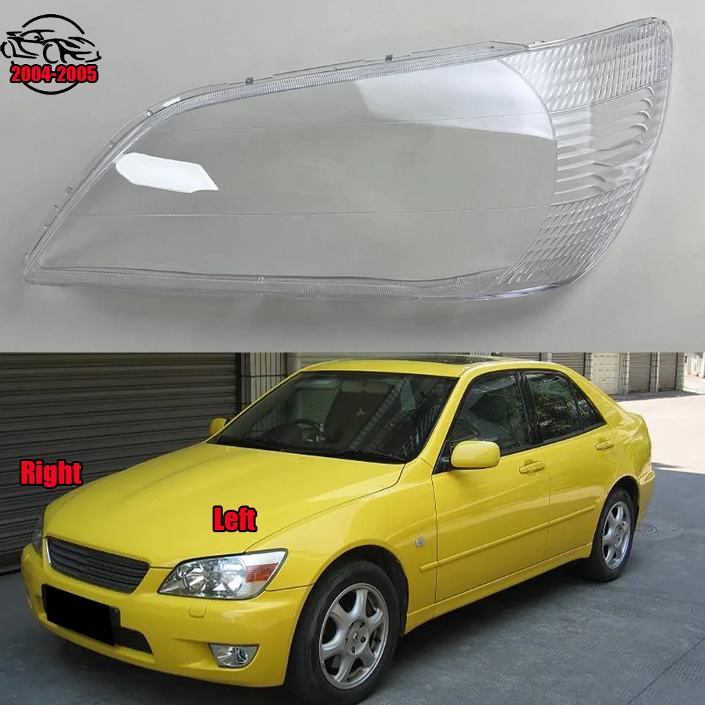

For Lexus IS IS200 2004 2005 (Low) Headlamp CoverTransparent Mask Headlight Shell Lens Plexiglass Replace Original Lampshade