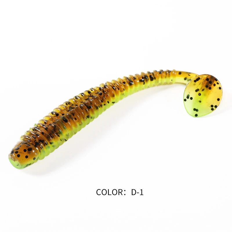 2023 HOT Impact Ring Shad Angelköder Weichplastik 63mm 80mm 97mm Plastikköder Swimbait Jigging-Köder Barschköder
