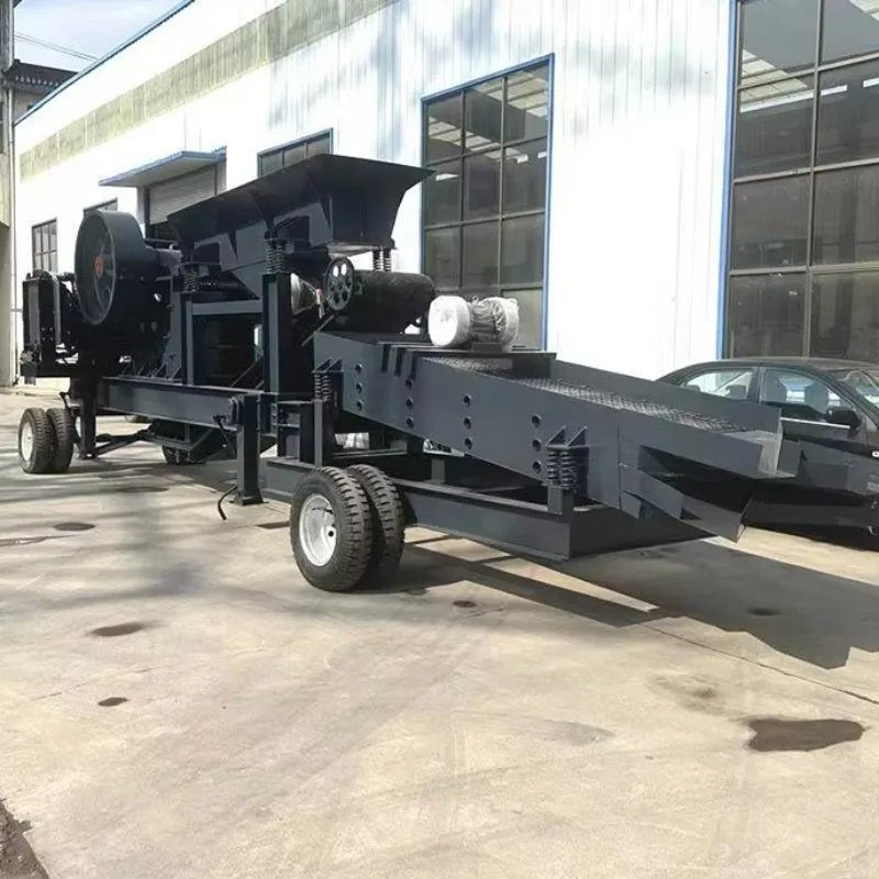 High Efficiency All Terrain Crawler Jaw Mobile Crushing Station Intelligent Control Rock Breaker for Mining Ore Coarse Crushing