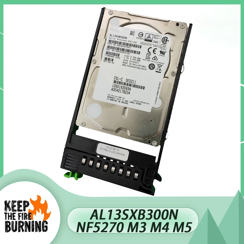 

For Inspur AL13SXB300N HDD 2.5'' 15K 300G SAS NF5270 M3 M4 M5 Hard Disk